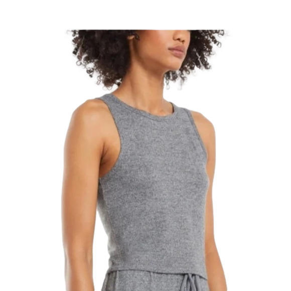 Z Supply Noah Soft Silky Tank Heather Black, Size L - Picture 1 of 10